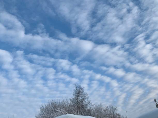 istock photo of beautiful sky with white clouds 1202940910