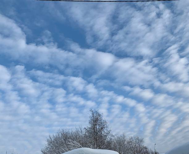 photo of beautiful sky with white clouds