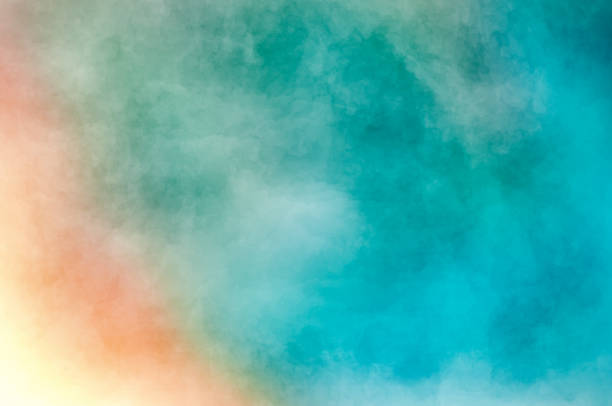 Abstract modern painting . Dry brush painted paper , canvas , wall . Textured background in pink and blue tones.