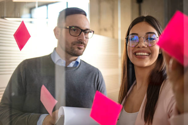 istock Creative business people working on business project in office. 1202944098