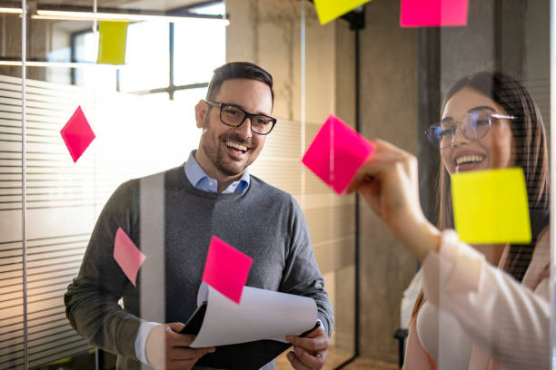 istock Creative business people working on business project in office. 1202944521