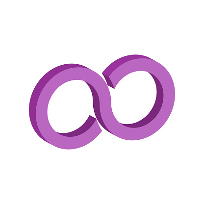 Isometric Infinity Sign Infinity Symbolvector Isometric And 3d View Stock Illustration ...