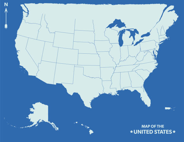 istock Map Of The United States 1202953142