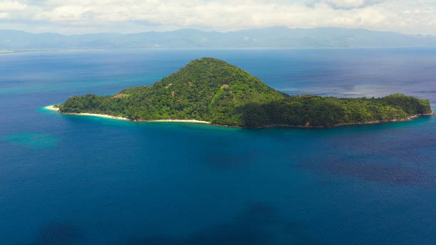 istock Atulayan Island, Camarines Sur, Philippines. Island with a white beach, top view 1202956083