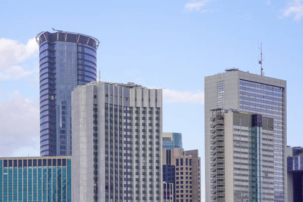 istock Buildings in the city close. 1202956451