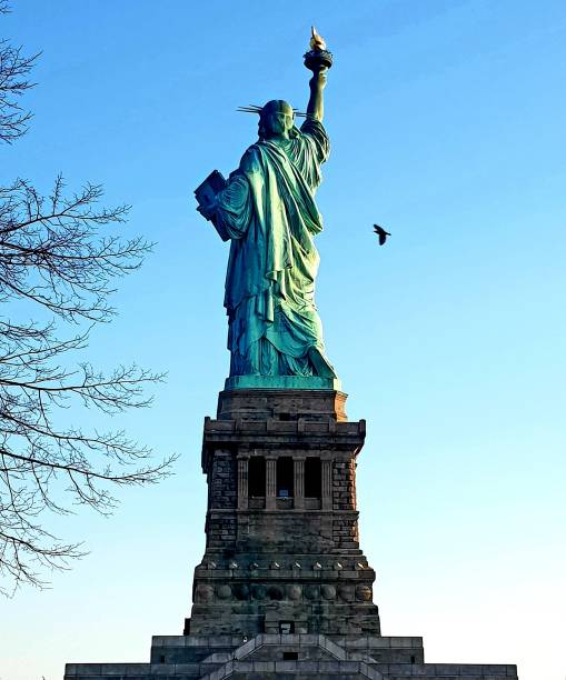 istock Lady Liberty Watching Her Land. 1202959182
