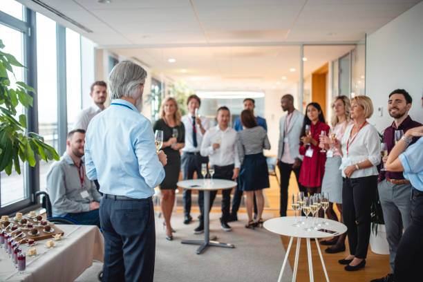 istock CEO Making Toast at New Business Launch Party 1202961194