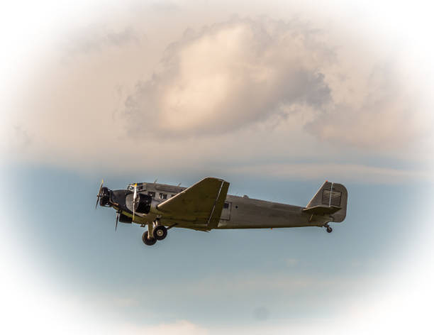istock Old historical aircraft Ju 52 1202966436