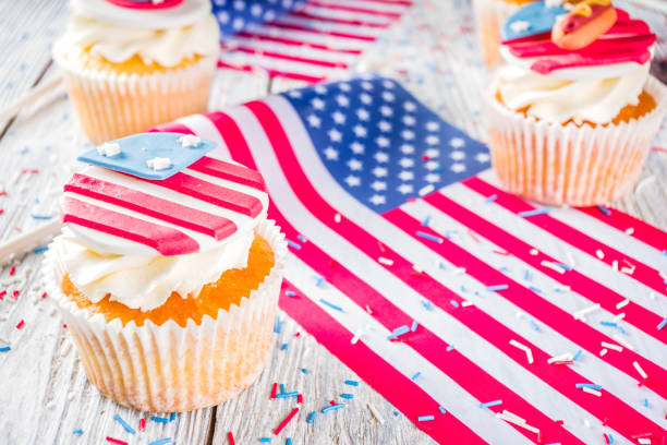 istock Patriotic USA cupcakes 1202966822