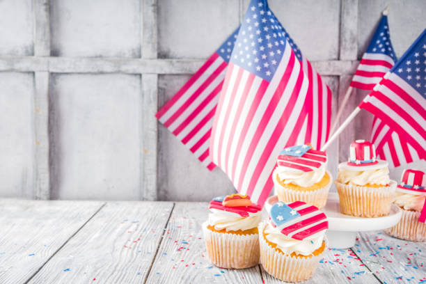 istock Patriotic USA cupcakes 1202967027