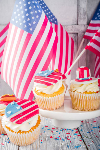 istock Patriotic USA cupcakes 1202967034