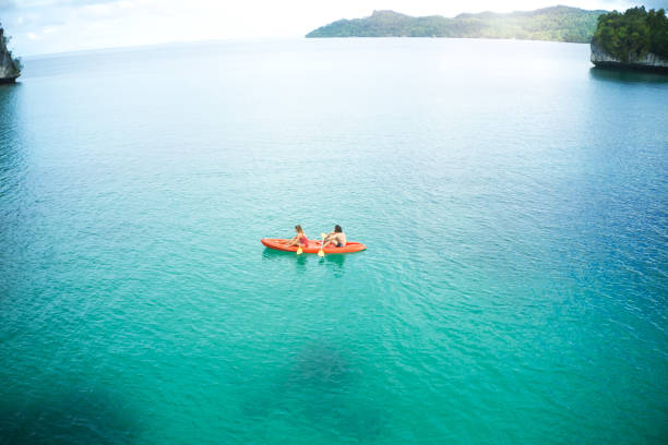 istock We’re paddling away into paradise together 1202968105