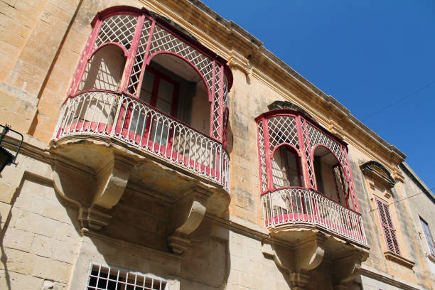istock Historic balconies in Malta 1202968682