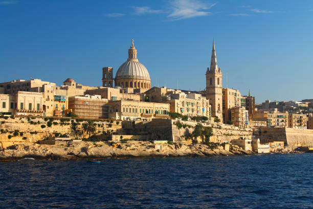 istock Historic La Valletta from the sea in Malta 1202968705