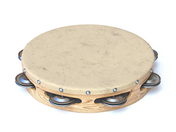 istock Wooden tambourine 3D 1202970076