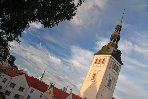 istock St. Nicholas' Church bell tower in Tallinn 1202970678