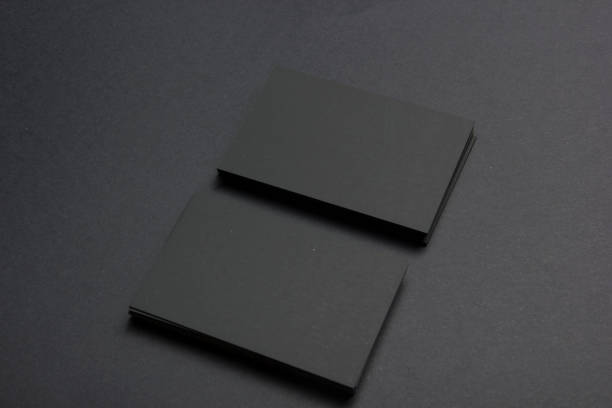 istock Business cards blank. Mockup on color background. Flat Lay. copy space for text 1202984087