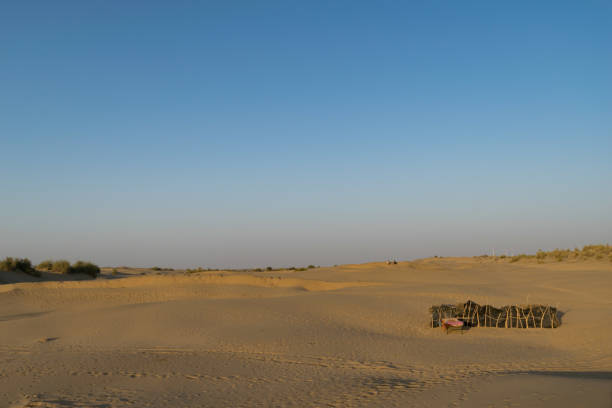 istock Camp tent at a desert in Jaisalmer. 1202985445