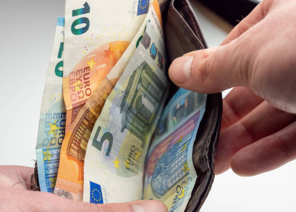 istock Money in your wallet background 1202988396