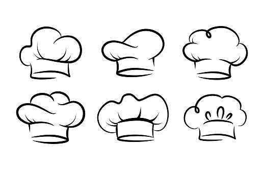 Ilustración de Conjunto De Vectores De Sombrero De Chefs Colección y más Vectores Libres de Derechos de Gorro de chef - iStock Ilustración de Conjunto De Vectores De Sombrero De Chefs Colección y más Vectores Libres de Derechos de Gorro de chef - iStock