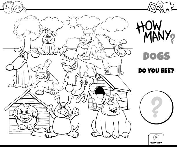 Pets Drawing Kennel Black And White Illustrations, Royalty-Free Vector  Graphics & Clip Art - iStock