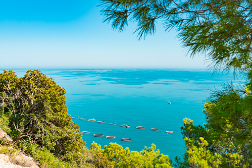 View on Adriatic Sea. Mattinata, Italy