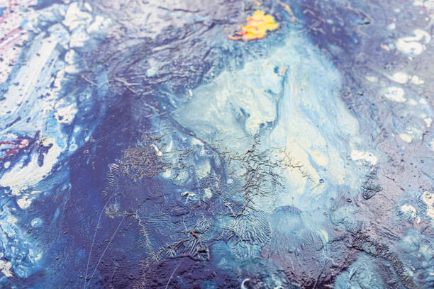 istock Blue abstract background which resembles deep blue sea 1203024638