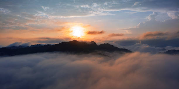 istock Sunrise of Sungai Lembing, Malaysia. 1203027345
