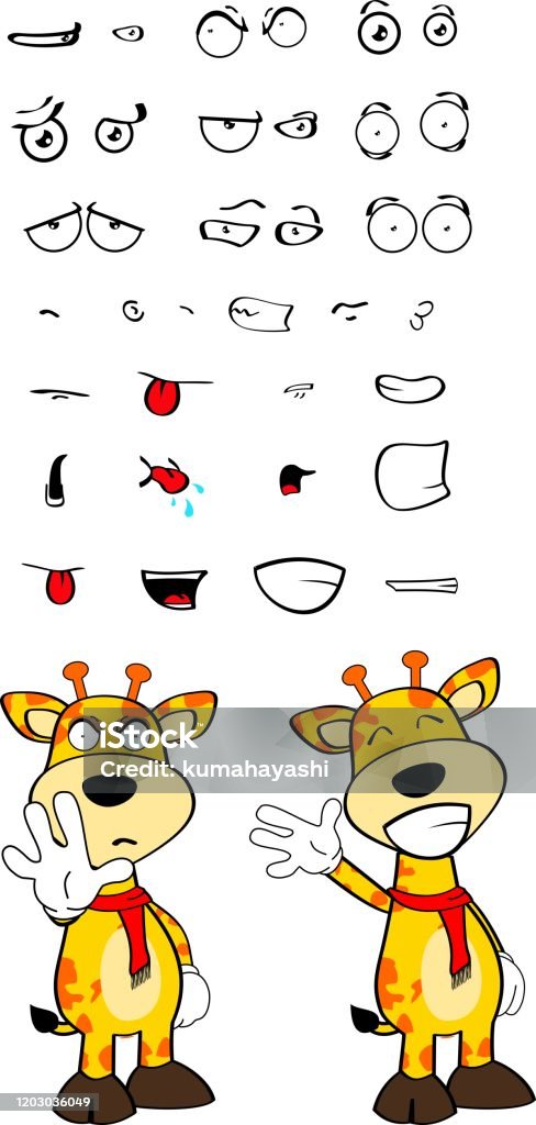 Ilustración de Divertida Jirafa Kawaii Colección De Expresiones De Dibujos Animados Set8 y más Vectores Libres de Derechos de Alegre - iStock Ilustración de Divertida Jirafa Kawaii Colección De Expresiones De Dibujos Animados Set8 y más Vectores Libres de Derechos de Alegre - iStock