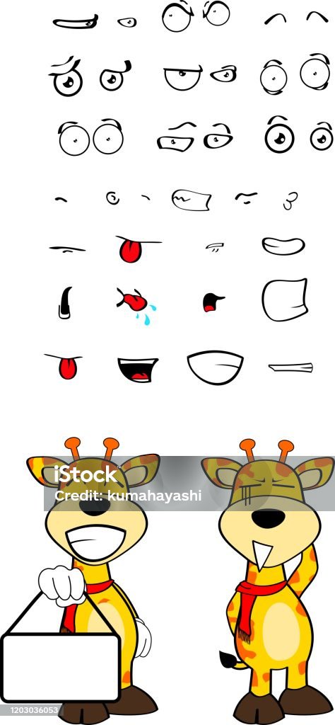 Ilustración de Divertida Jirafa Kawaii Colección De Expresiones De Dibujos Animados Set6 y más Vectores Libres de Derechos de Alegre - iStock Ilustración de Divertida Jirafa Kawaii Colección De Expresiones De Dibujos Animados Set6 y más Vectores Libres de Derechos de Alegre - iStock