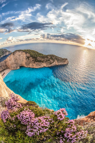 istock Navagio beach with shipwreck on Zakynthos island, Greece 1203037565