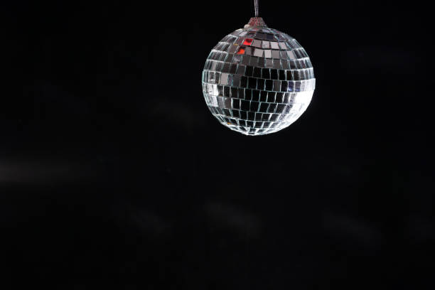 istock Disco ball with colored flash foils photographed in the studio 1203040795
