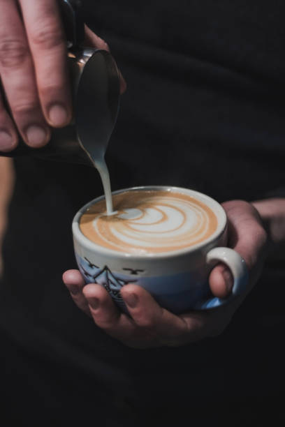 istock The process of making coffee. Barista. 1203042040