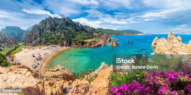 Costa Paradiso Landscape Stock Photo - Download Image Now - Sardinia, Beach, Italy