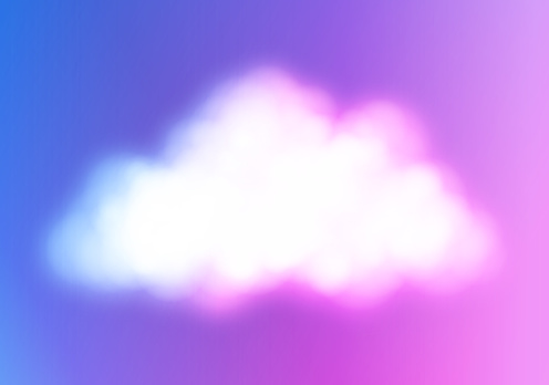 Glowing gradient dreamlike dream imagination sky cloudscape gradient glowing abstract background.