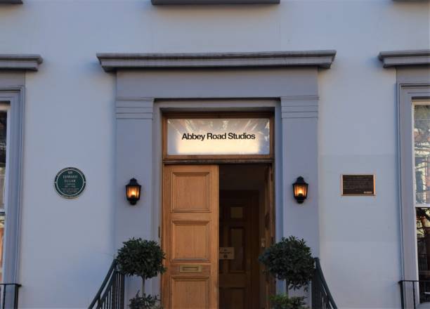 abbey road studios londres - abbey road fotografías e imágenes de stock