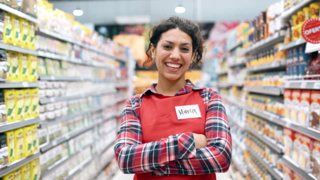 Supermarket Staff Portrait