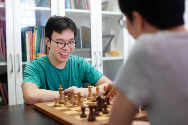 juego de ajedrez la mente - chess skill concentration intelligence fotografías e imágenes de stock