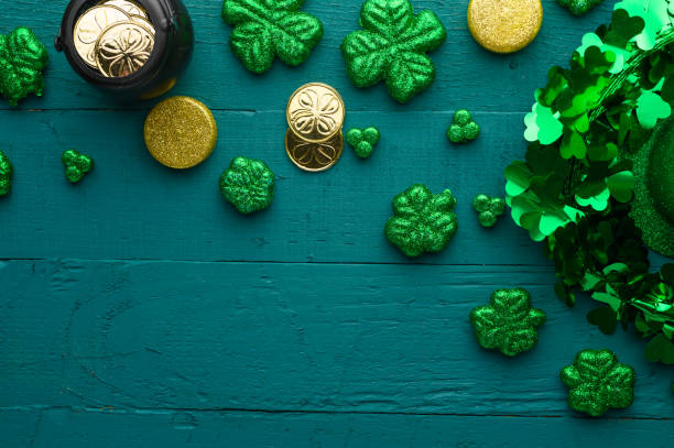 istock Traditional Irish holiday St. Patrick's Day, March 17th celebration, with accessories 1203048854