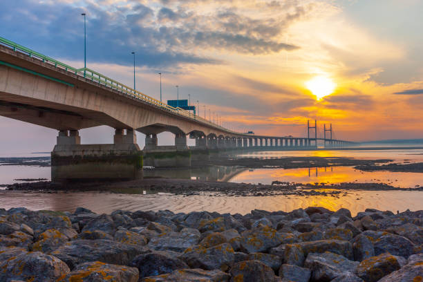 istock Prince Of Wales bridge at sunset 1203065357