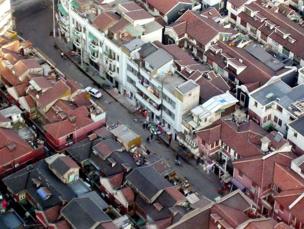 istock Apartment buildings in Shanghai 1203066164