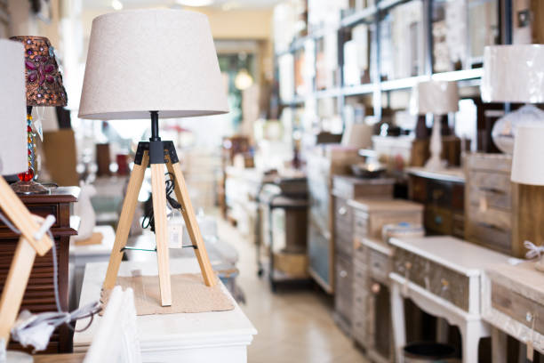 istock Old furniture in secondhand shop 1203066403