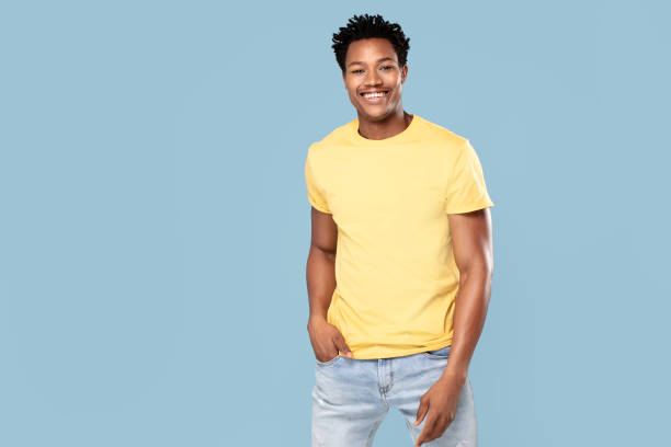 istock Portrait of smiling african man. 1203073127