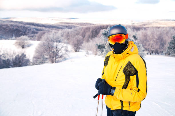 istock Skier in the mountains. 1203079138