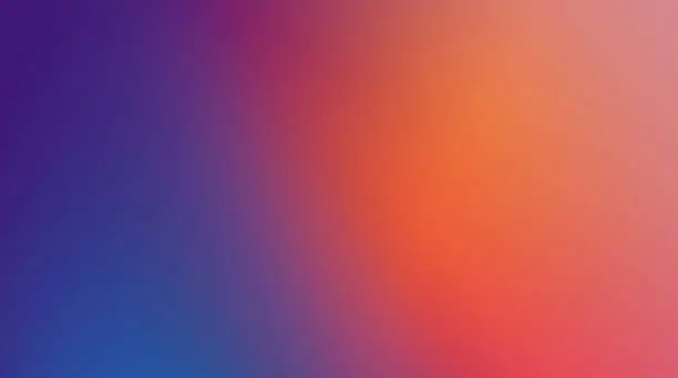 Photo of Purple, Blue and Orange Blurred Abstract Background