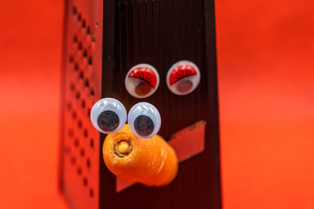 Angry Grater Eating a Surprised Carrot