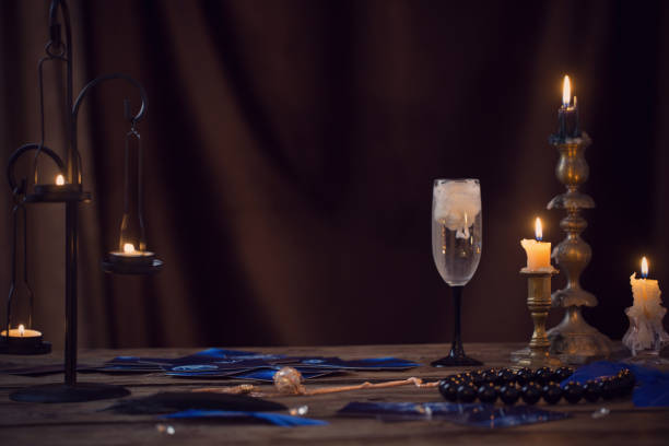 istock fortune telling with candle wax and water 1203108172