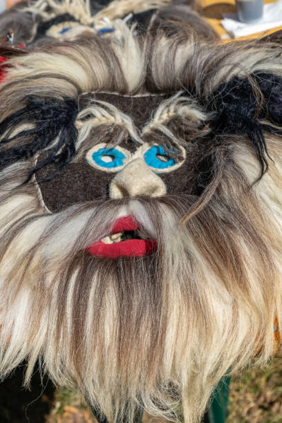 istock Hand made colorful mask from the romanian folklore 1203112764