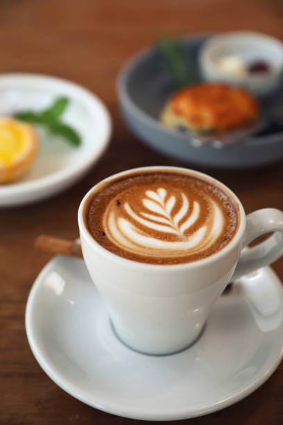 istock Coffee and Classic Scones and Lemon Tart with Cream Jam 1203112927