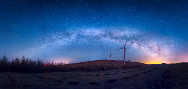 istock The background of the Galactic arch bridge 1203120757